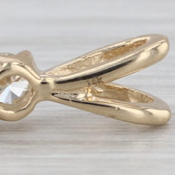 0.24ctw Diamond Journey Pendant 14k Yellow Gold