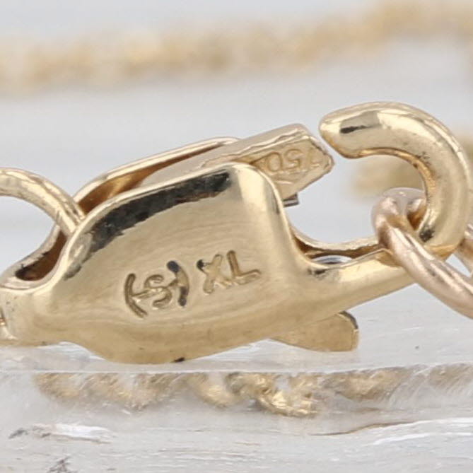 15.75" 1mm Cable Chain Necklace 18k Yellow Gold