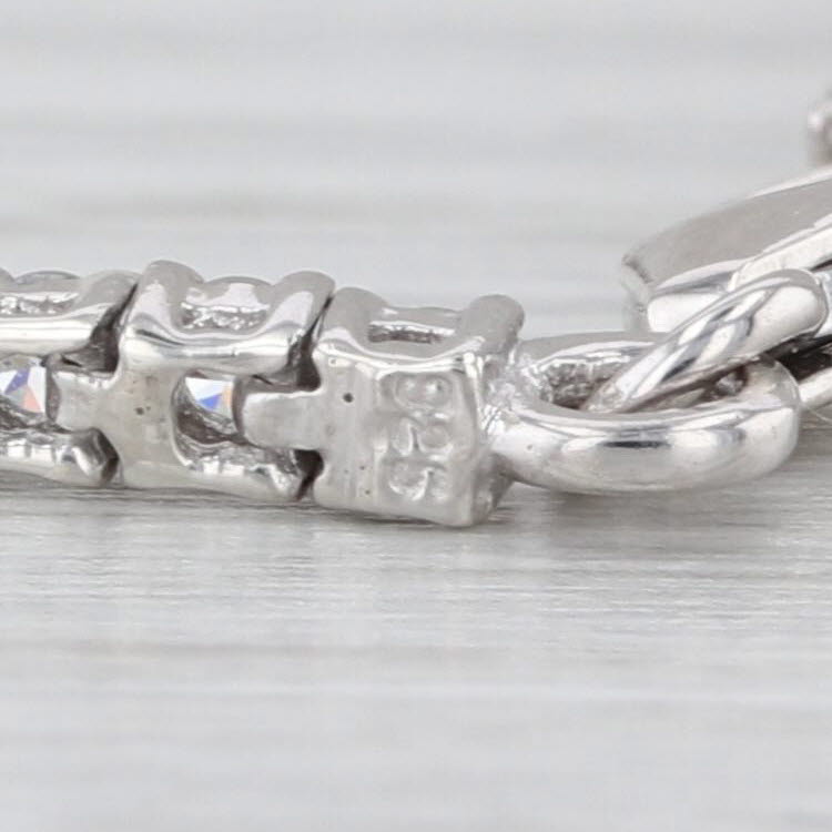 6.25ctw Lab Created Rubies Cubic Zirconias Tennis Bracelet Sterling Silver 7.75"