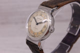 Vintage c.1940's Movado 30mm Stainless Steelm Manual Watch ORIGINAL Dial 150MN