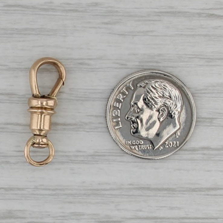Antique Spring Hook Clasp 14k Yellow Gold Findings Jewelry Making