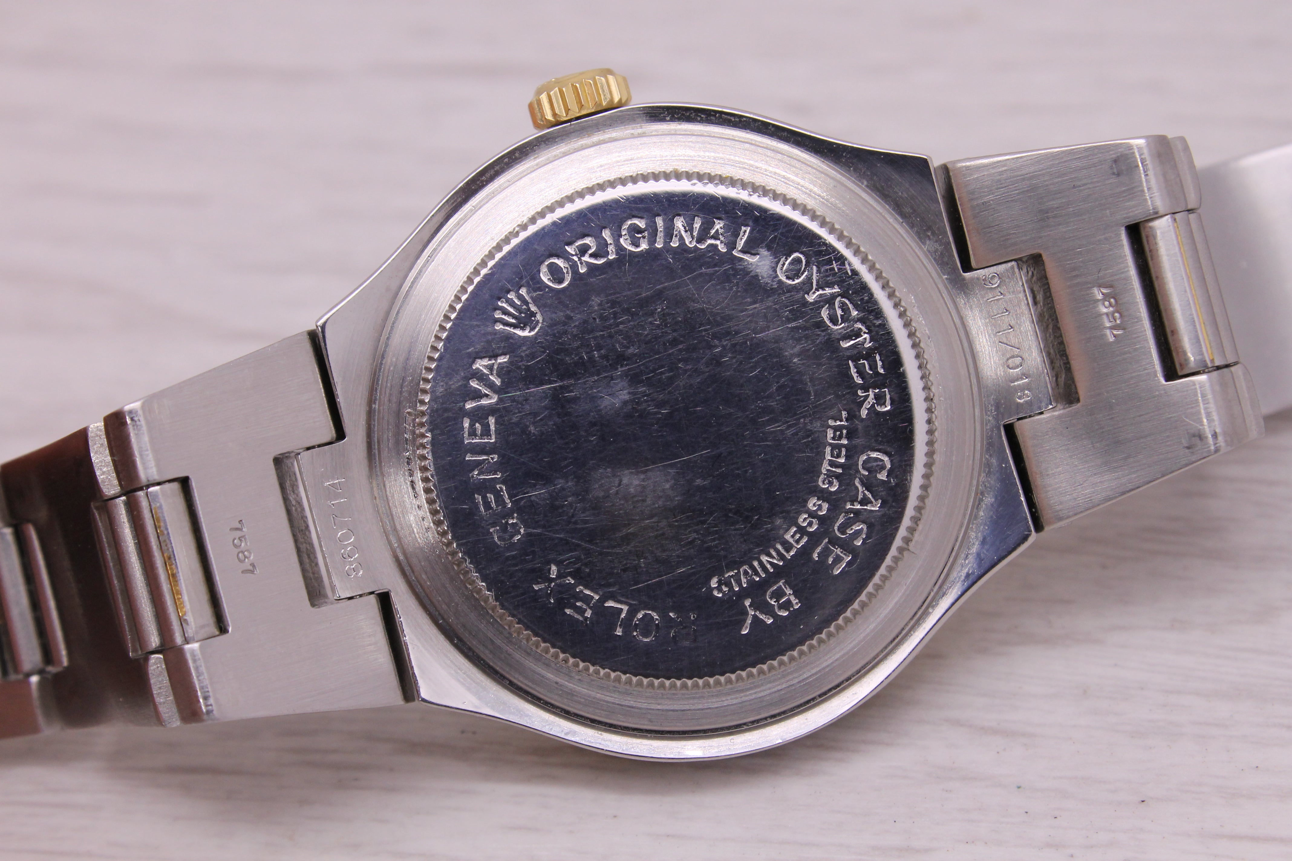 Gray Vintage c.1977 Tudor Ranger II 9111/01 Men 38mm Steel Automatic Watch Box Papers