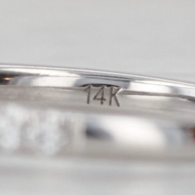 0.80ctw Round Diamond Halo Engagement Ring Wedding Band Bridal 14k White Gold