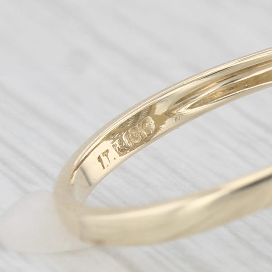 Light Gray 0.72ctw Diamond Cluster Teardrop Ring 10k Yellow Gold Size 7.25 Cocktail