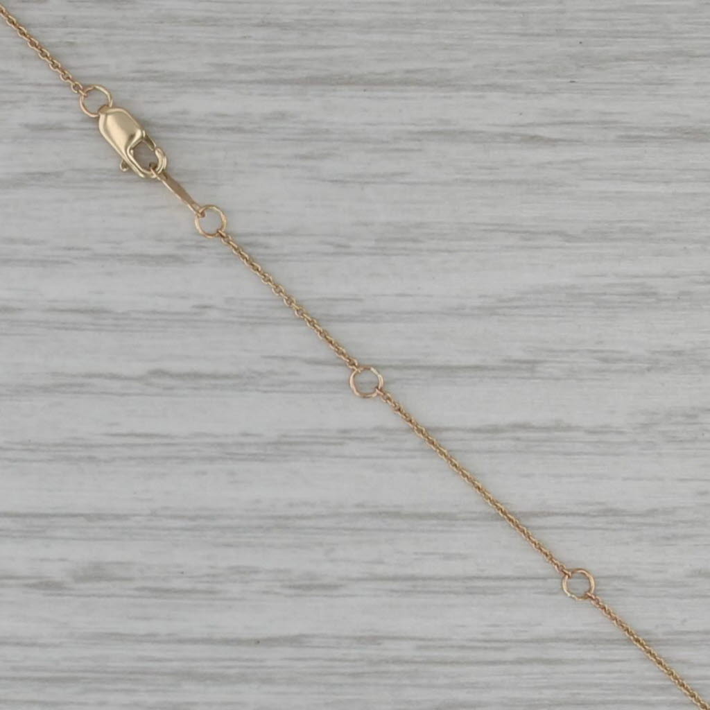 New Diamond Star Sunburst Pendant Necklace 14k Gold 16" 17" 18" Cable Chain