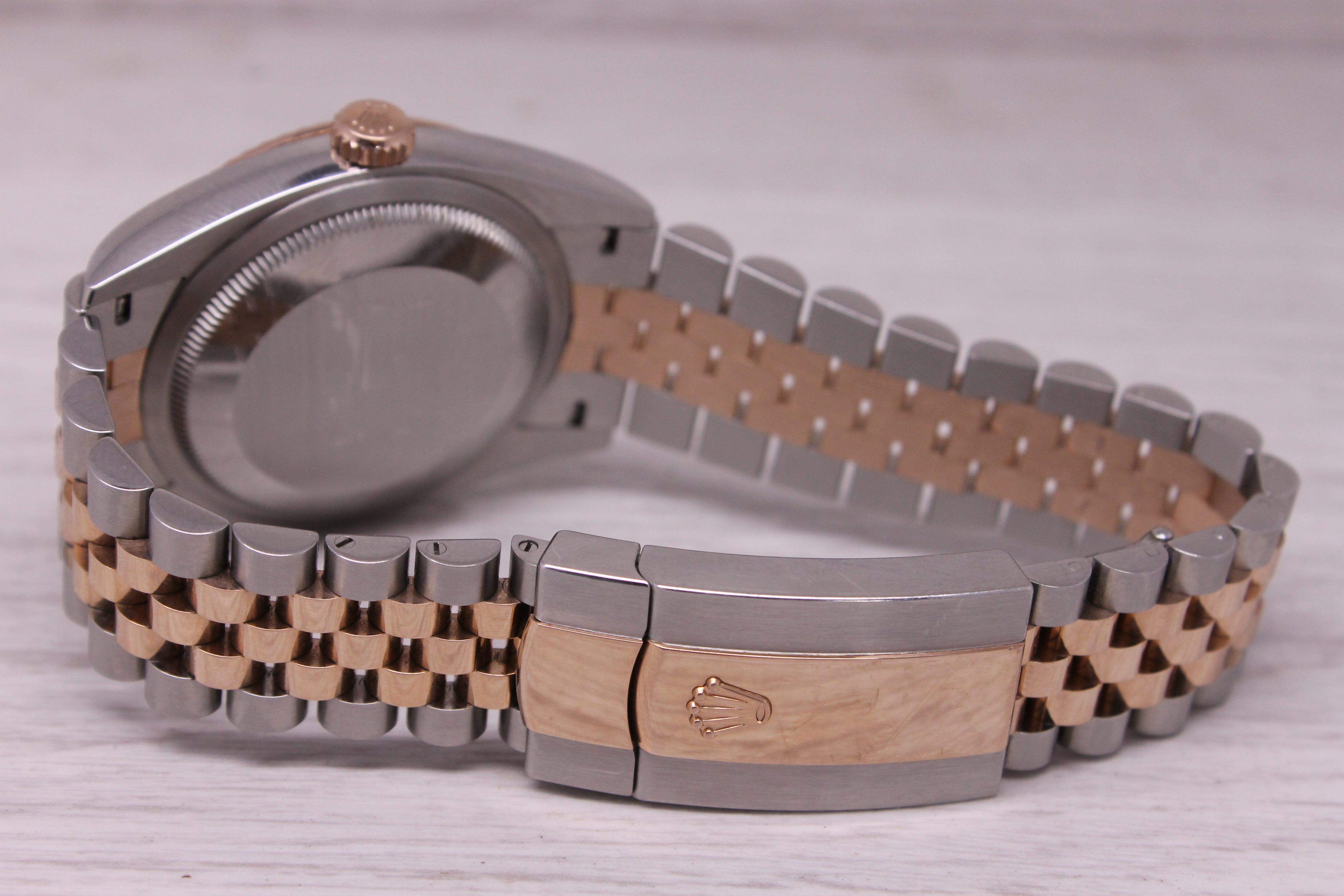 2024 Rolex Datejust Wimbledon 126231 36mm Steel Rose Watch Box Card Tag Jubilee