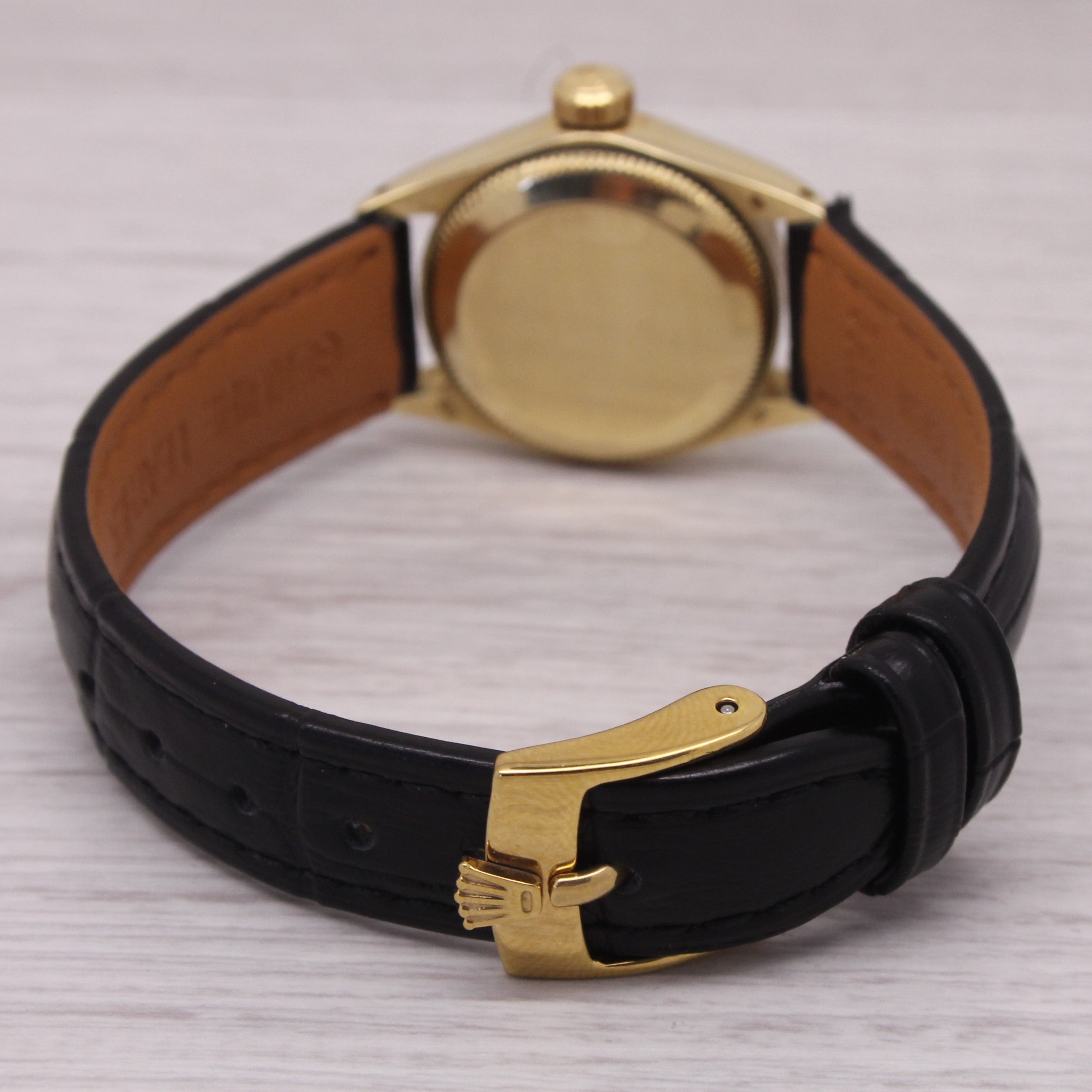 1980 Rolex Oyster Perpetual ref.6719 14k Solid Gold Ladies Automatic Watch 2 yr