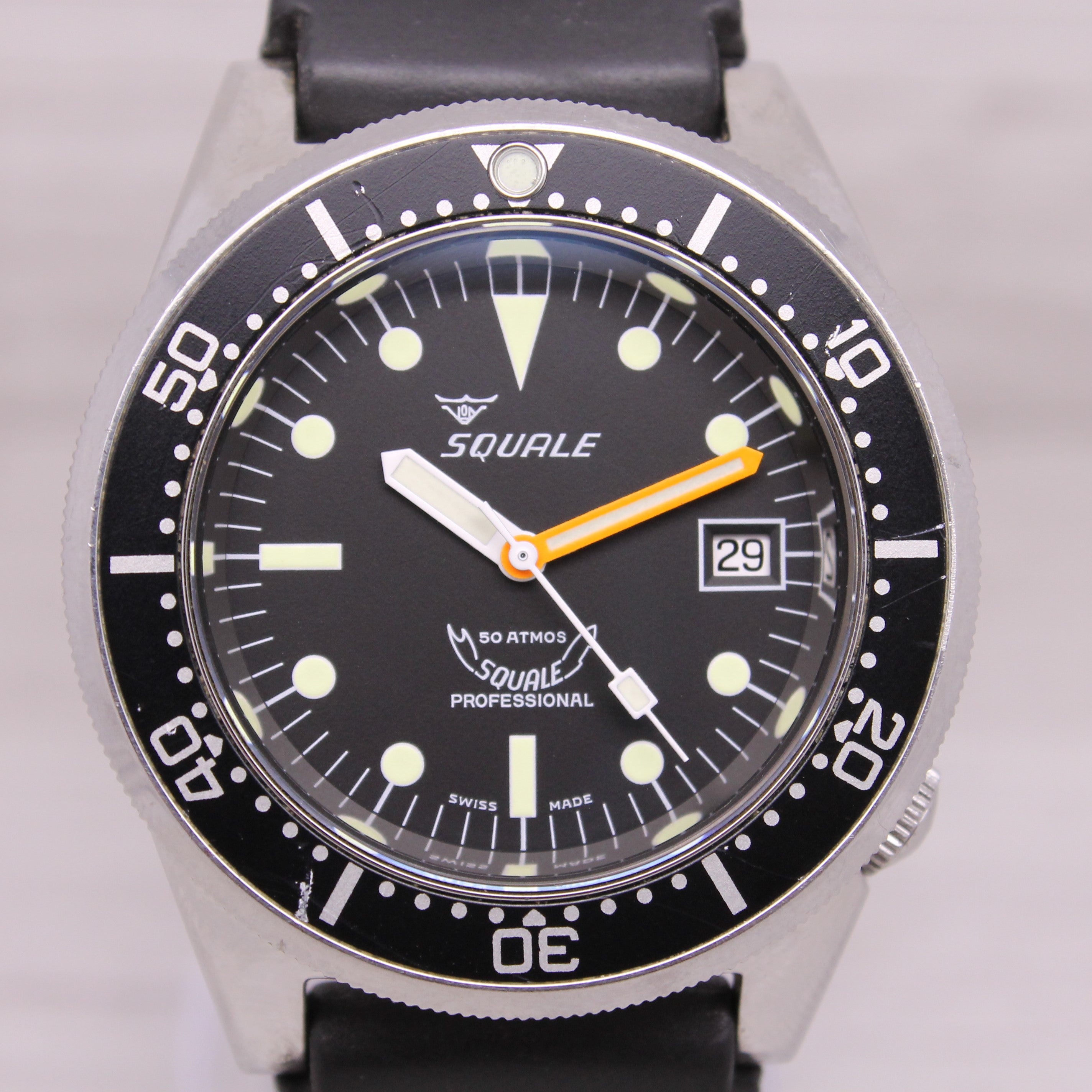 Dark Slate Gray Squale 1521 Professional Men’s Automatic Watch w/date 3670