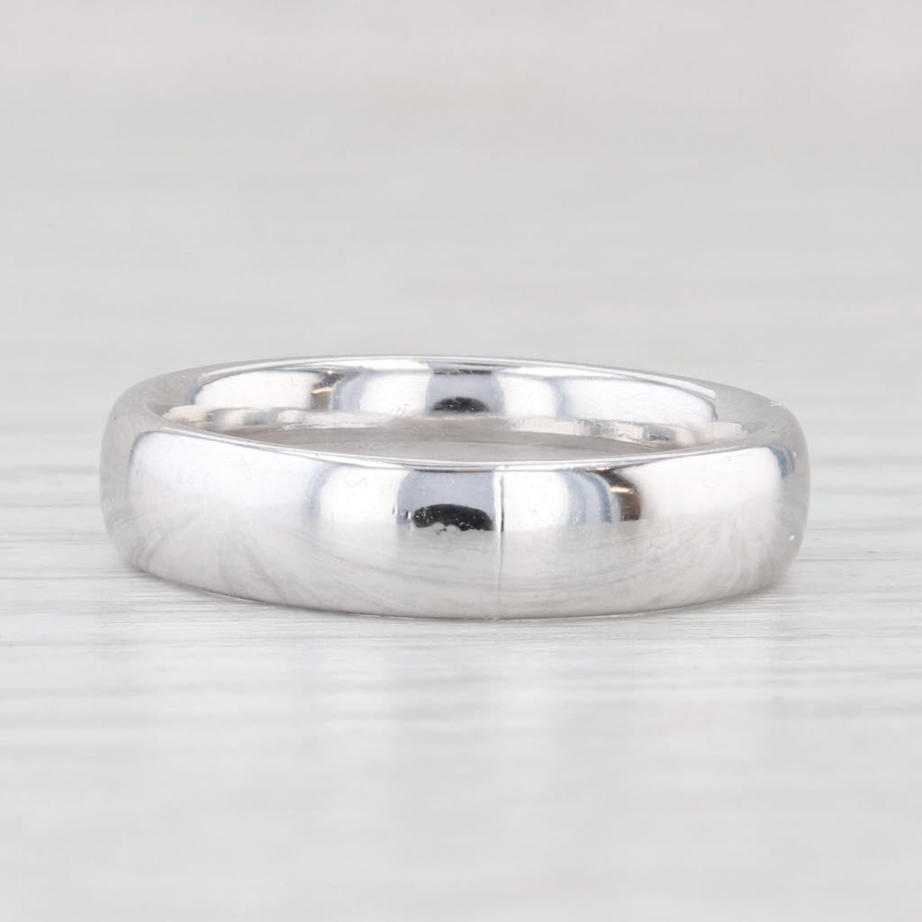 Diamond Solitaire Wedding Ring 950 Platinum Size 7.25 Band Tomas Rae COA
