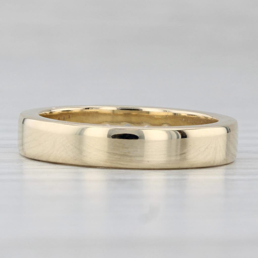 Light Gray 1ctw Channel Set Diamond Wedding Band 10k Yellow Gold Size 7 Anniversary Ring