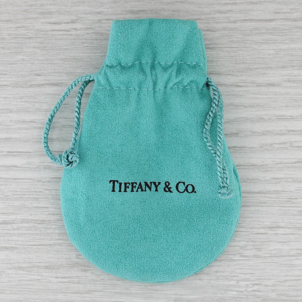Tiffany & Co Somerset Diamond Mesh Ring 18k Yellow Gold Size 6.5 Band w/ Pouch
