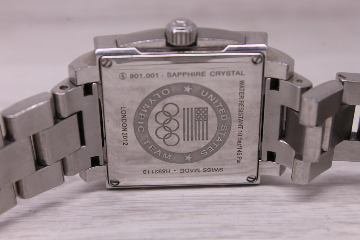 Hamilton Jazzmaster London 2012 Team USA Olympic 29mm Quartz Watch Steel H892110