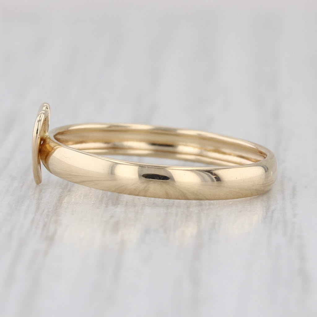Heart Ring 14k Yellow Gold Size 7-7.25 Stackable