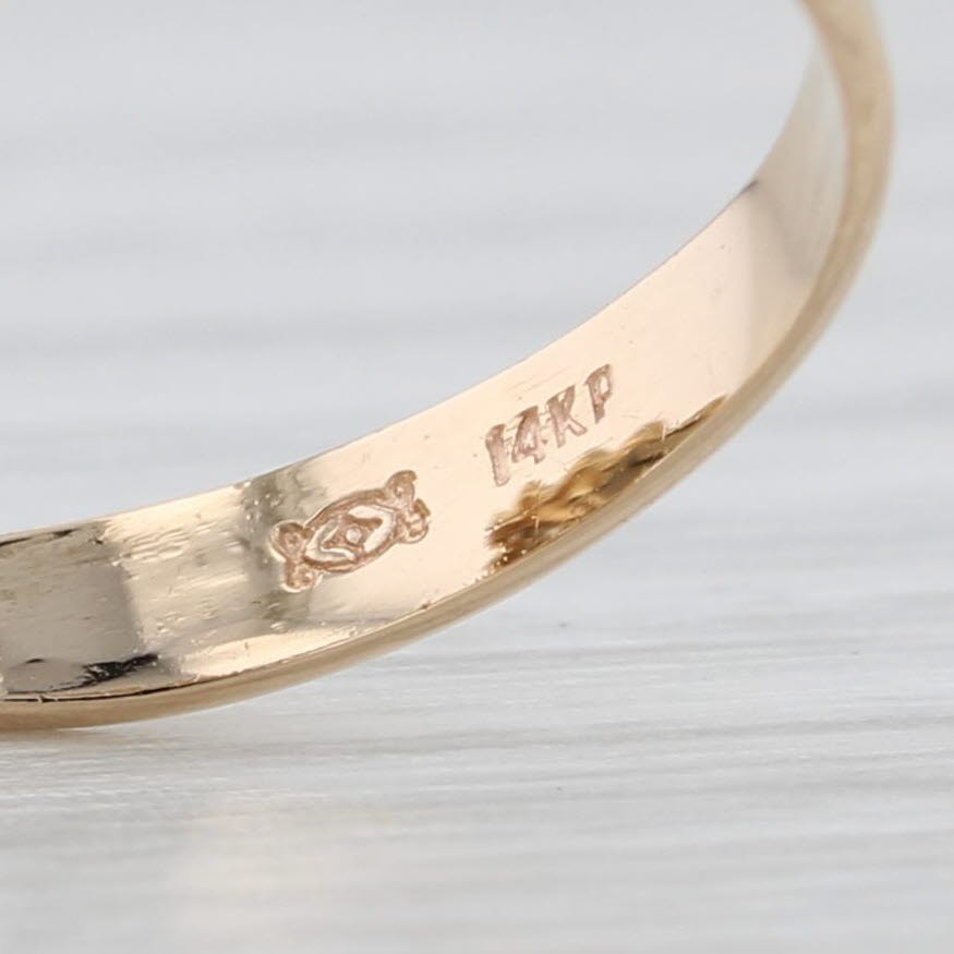 Light Gray Vintage 0.45ctw Diamond Twist Cocktail Ring 14k Yellow Gold Size 7.5