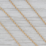 1.25ct Tanzanite Teardrop Pendant Necklace 14k Yellow Gold 16" Wheat Chain