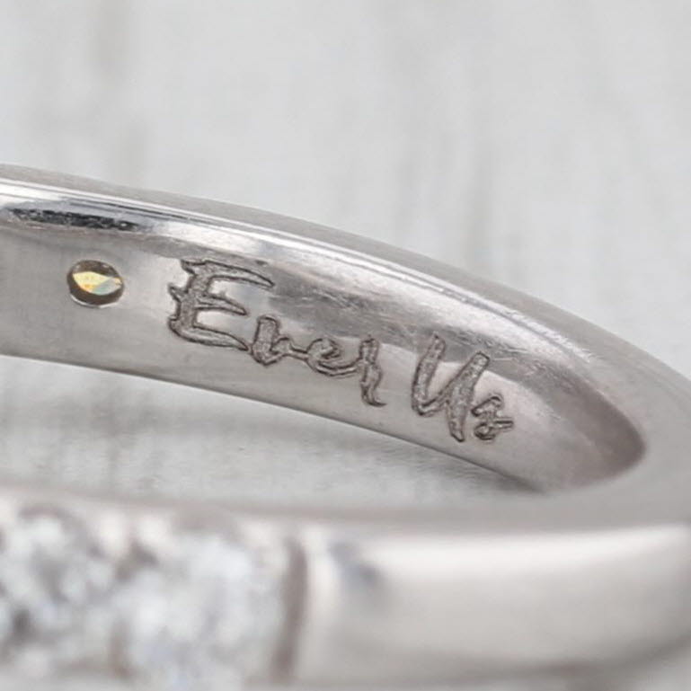 Ever Us 1.73ctw Diamond Bypass Ring 14k White Gold Size 7 Engagement Anniversary