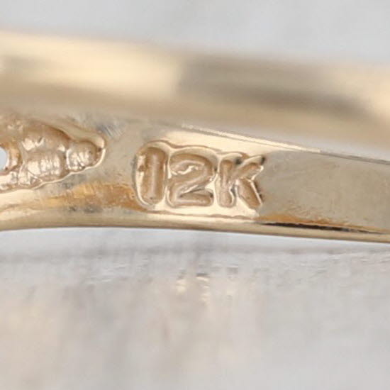 Gold Diggers Black Hills Gold Floral Ring 12k 10k Yellow Rose Green Gold Size 10