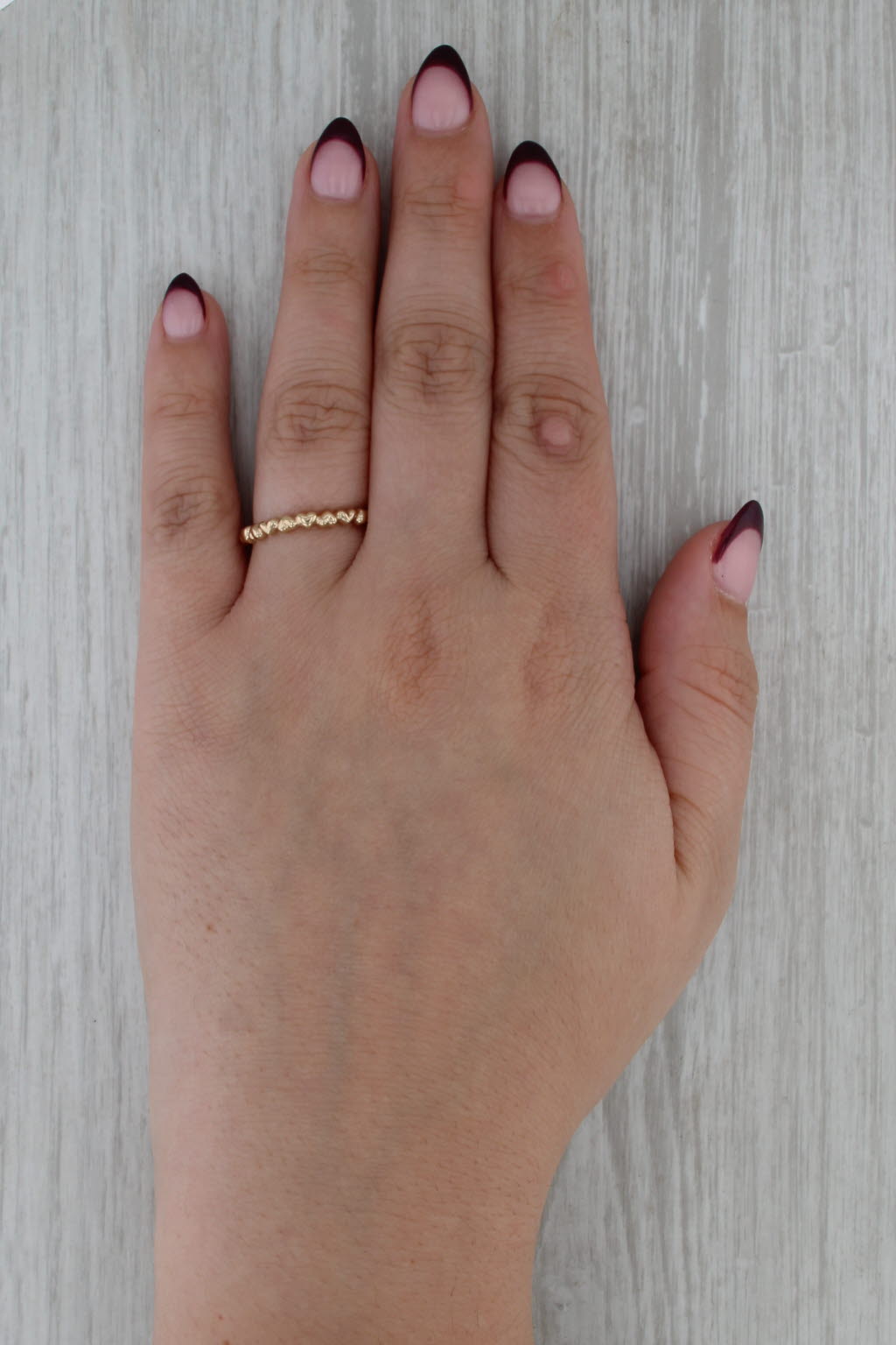 Authentic Pandora Forever Lock Stackable Ring 14k Gold Band 150160 Size 54 7