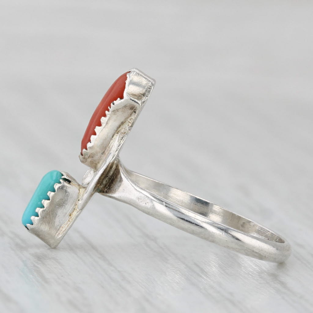 Vintage Native American Turquoise Ring Sterling Silver Size 5