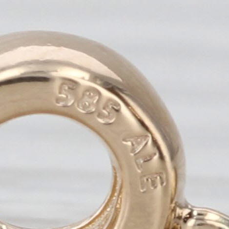 Authentic Pandora Diamond Flip Flop Dangle Charm 14k Yellow Gold 750433D