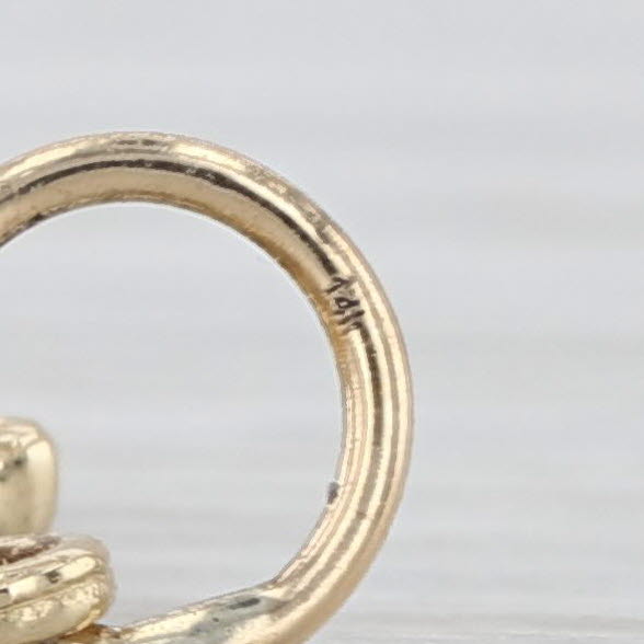 My Melo Melody Hello Kitty Pendant 14k Yellow Gold Cartoon Charm