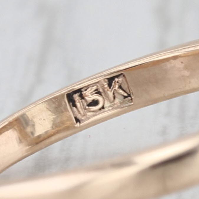 8.40ct Aquamarine Emerald Cut Solitaire Ring 15k Yellow Gold Size 5.25