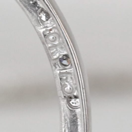 0.23ctw Diamond Eternity Circle Pendant Necklace 10k White Gold 19" Rope Chain
