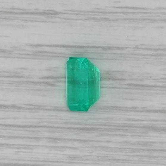 2.55ct Loose Emerald Solitaire Octagonal Cut GIA Cert For Setting