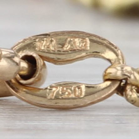 7" Nugget Cable Chain Bracelet 14k -20k Yellow Gold