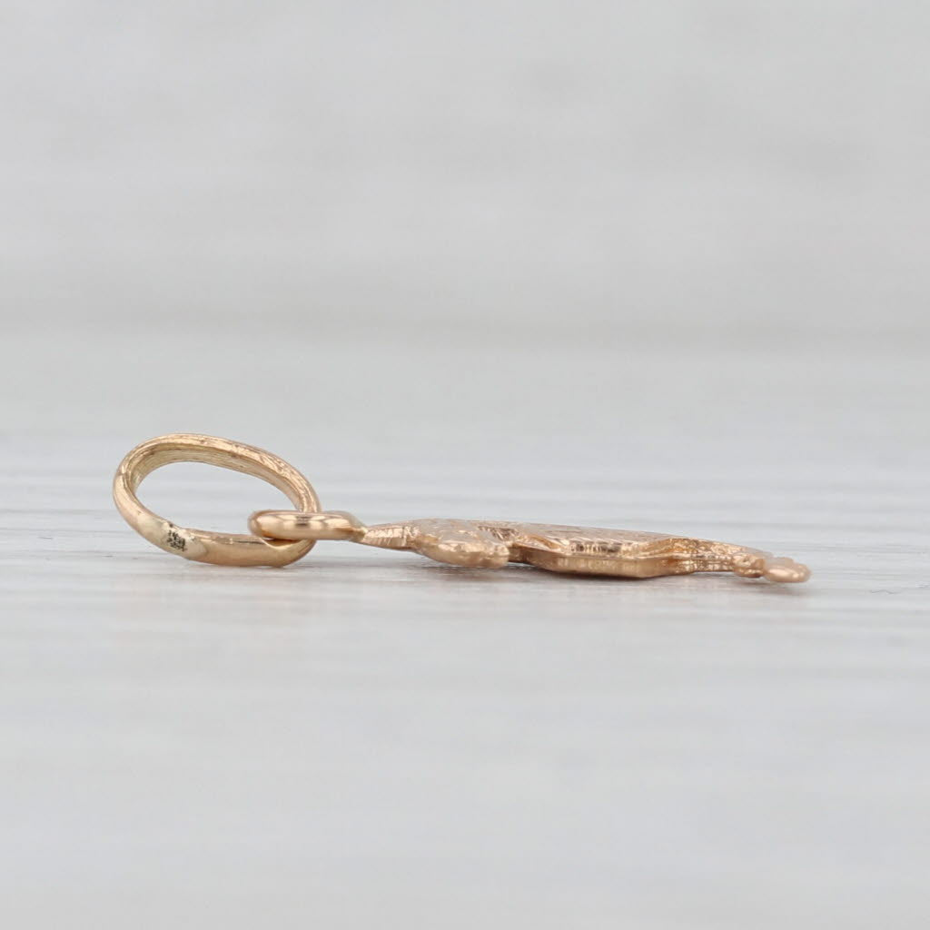 Gondola Charm 18k Yellow Gold Venice Italy Souvenir Pendant