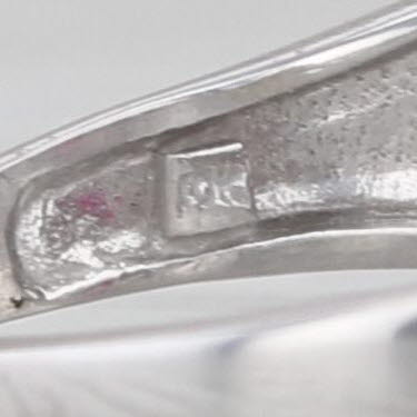 0.70ctw Oval Ruby Diamond Halo Ring 10k White Gold Size 7.5