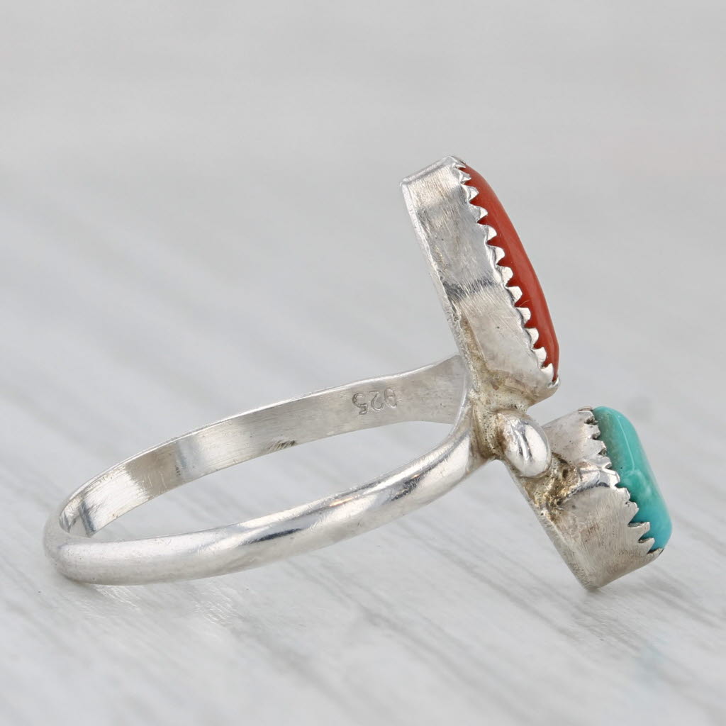 Vintage Native American Turquoise Ring Sterling Silver Size 5