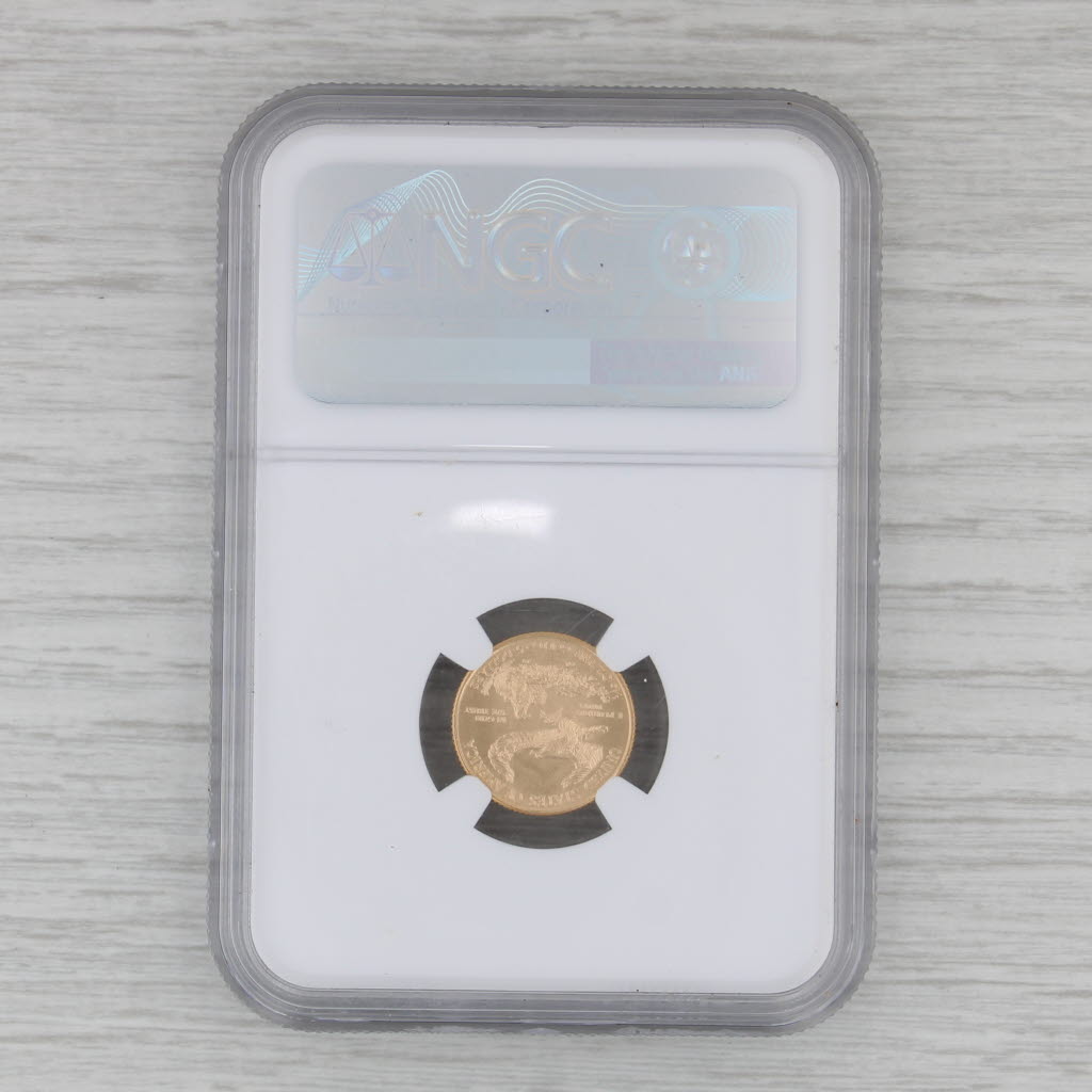 2020 American Gold Eagle Everhart NCG MS 70 1/10oz Fine Gold Coin in Case $5 AGE