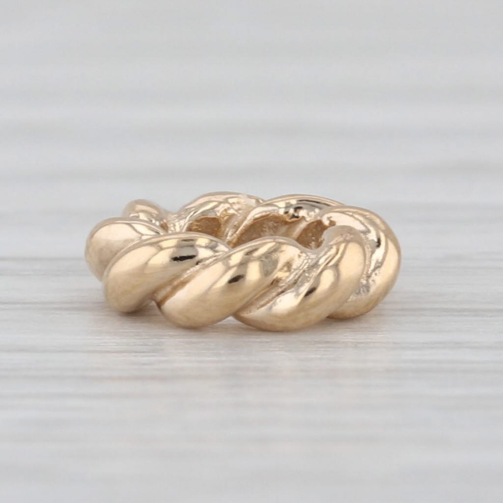 Authentic Pandora Twist Spacer Charm 14k Gold 750353 Retired 585 ALE Bead