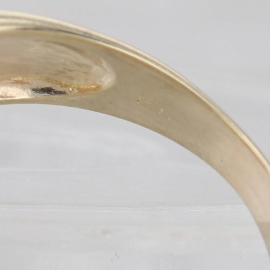 Gray 0.54ctw Champagne Diamond Ring 14k Yellow Gold Size 7.5