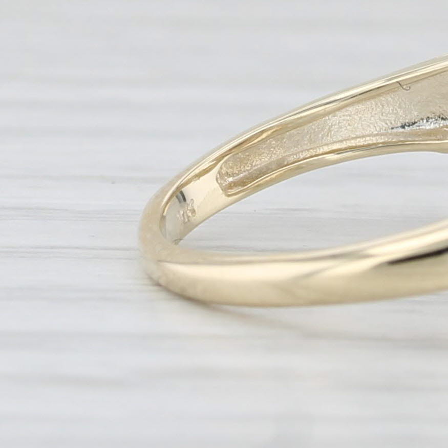 Light Gray 4.65ctw Smoky Quartz White Topaz Halo Ring 10k Yellow Gold Size 5.5