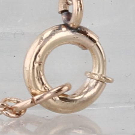 18" Cable Chain Necklace 14k Yellow Gold 1.5mm