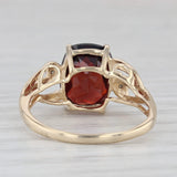 4.30ct Lab Created Ruby Diamond Ring 10k Yellow Gold Size 7