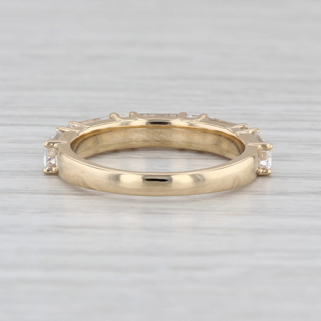New 2.07ctw Lab Grown Diamond Wedding Band 14k Gold Size 6 Stackable Ring