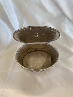 Engraved Ornate Tea Caddy Lion Unicorn Crest Sterling Silver Aldridge Green 1782