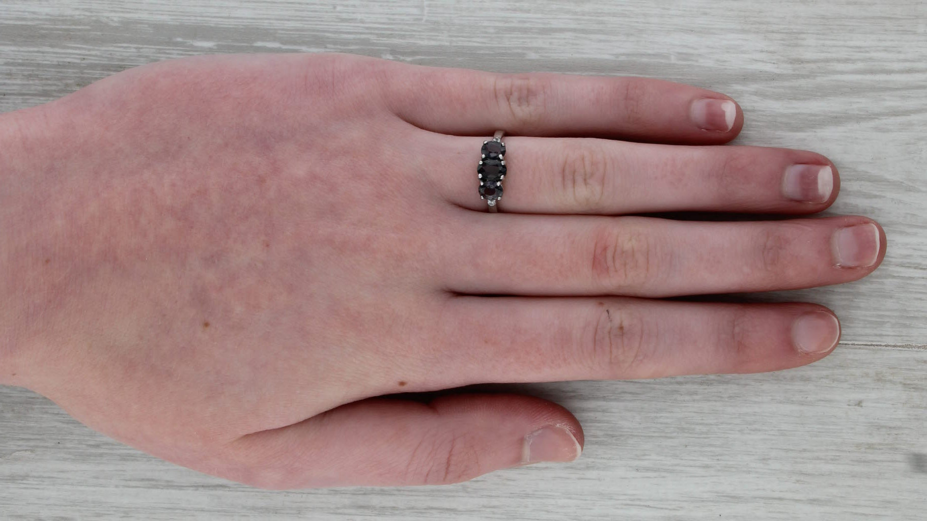 1.61ctw Color Change Sapphire Zircon Ring 10k Gold 3-Stone Jacque Christie COA