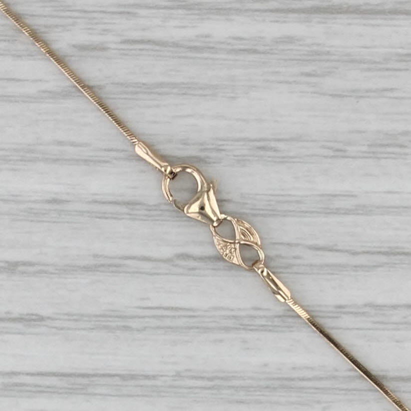 0.13ctw Diamond Cluster Flower Penedant Necklace 14k Gold 16" Box Chain