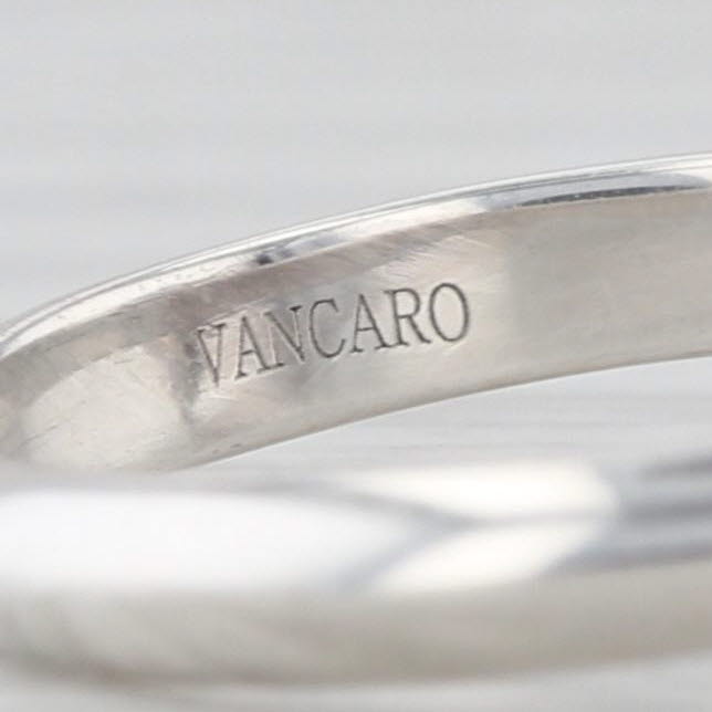 1.43ctw Cubic Zirconia Engagement Ring Wedding Guard Sterling Silver Size 6