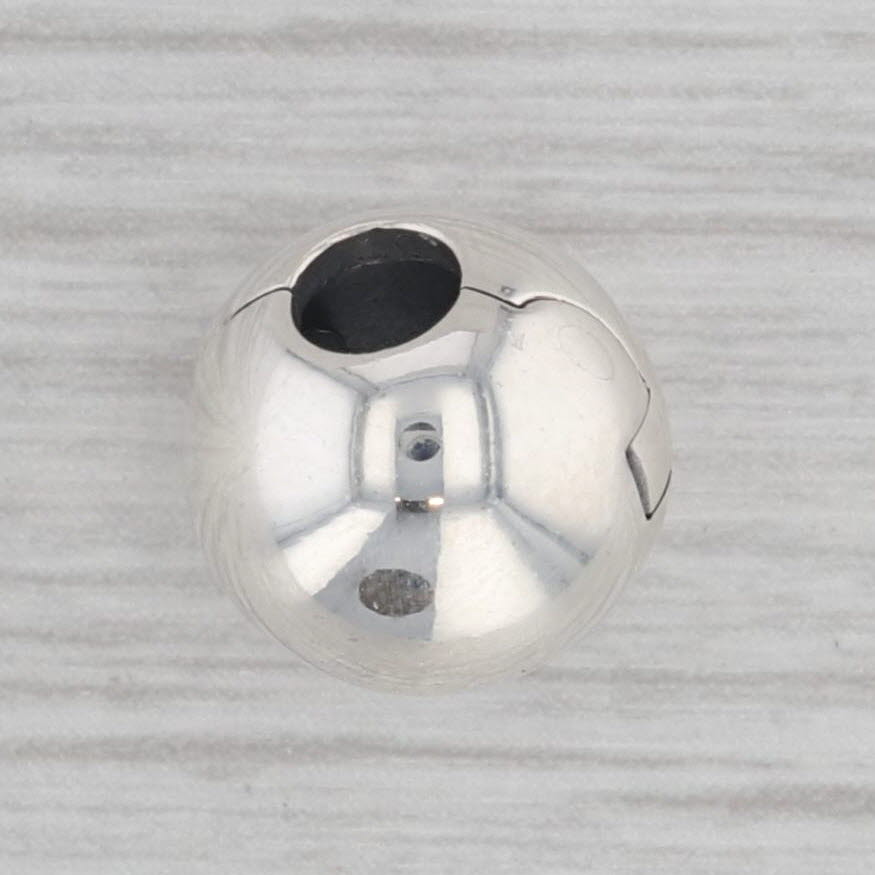 Gray Pandora 791000 Stopper Sphere Clip Lock Bead Charm Sterling Silver 925 ALE