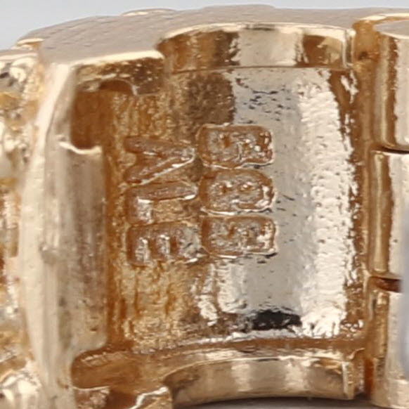 Pandora Golden Flower Daisy Clip Bead Charm 14k Gold 750507 Retired