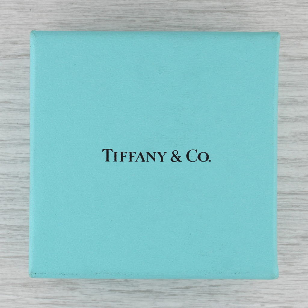 Tiffany Garden Flower Diamond Pendant Necklace w/ Box 18k Yellow Gold 16"