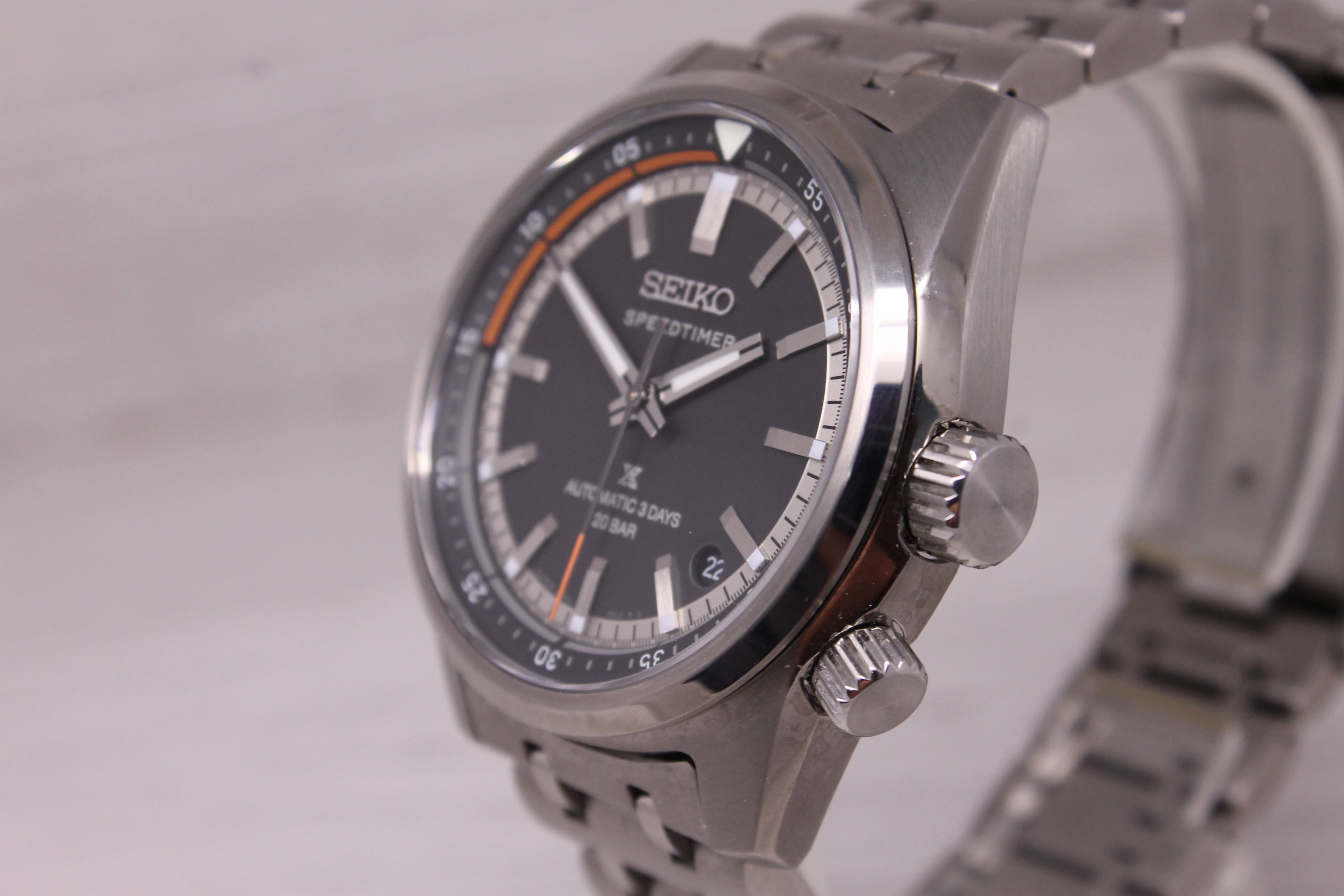 Seiko Prospex Speedtimer SPB515 Automatic 3 Days 39.5mm Steel Watch w/ Box Card