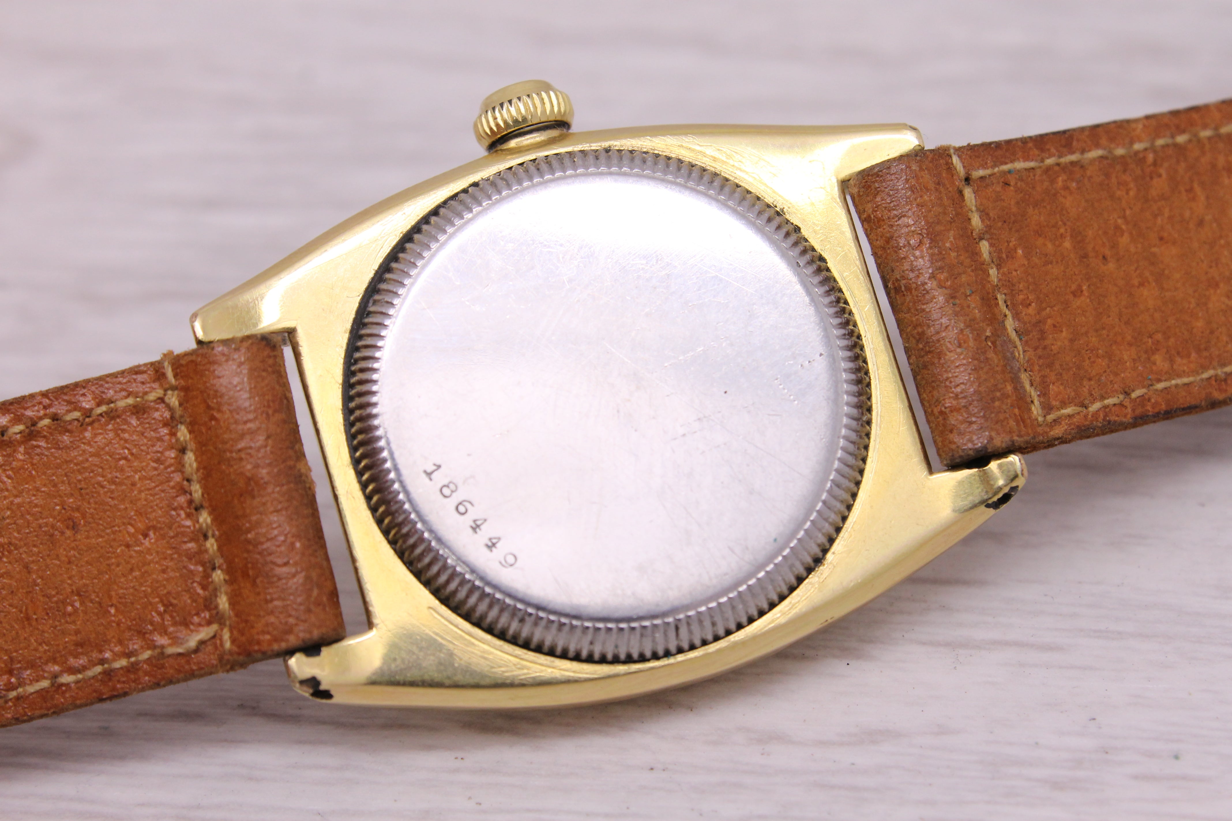 Light Gray Vintage 1940's Rolex Observatory Chronometer ref.3116 30mm Watch = ORIGINAL DIAL