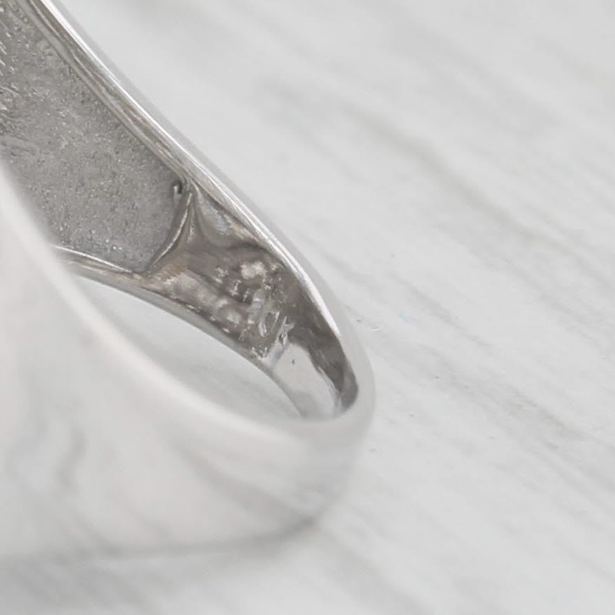 Light Gray 3ctw Diamond Cocktail Ring 10k White Gold Size 10.75