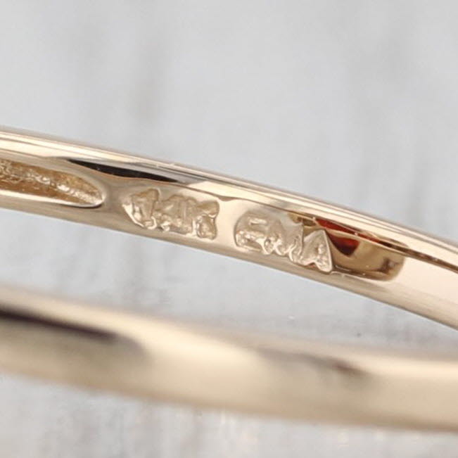 1.76ctw Garnet Diamond Halo Ring 14k Yellow Gold Size 7.25